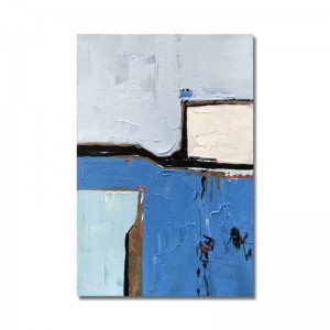 100% kézzel festettnagy kortárs művészet vászon hotel étterme dekoratív fali művészet